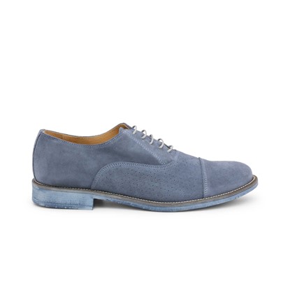 Duca Di Morrone Men Shoes 1003 Camosciobucato Blue
