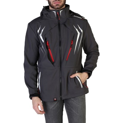 Picture of Geographical Norway Men Clothing Tiger Man Grey