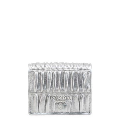 Picture of Prada Women Accessories 1Mv204 2B25 Gaufre Grey
